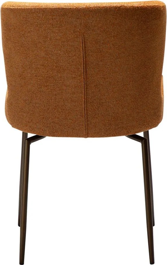 Barna kárpitozott étkezőszék Glam – DAN-FORM Denmark