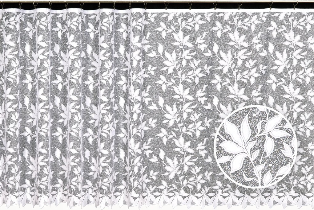 Mg Függöny 3903 Fehér 200x160cm lengyel szalaggal