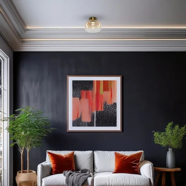 LED Mennyezeti lámpa VASO LED/4W/230V átm. 18 cm arany/füstös