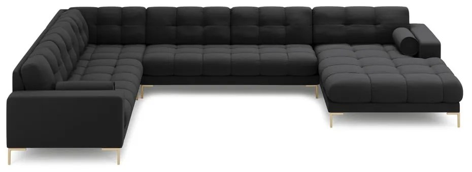 Sötétszürke sarokkanapé (bal oldali) Bali – Cosmopolitan Design