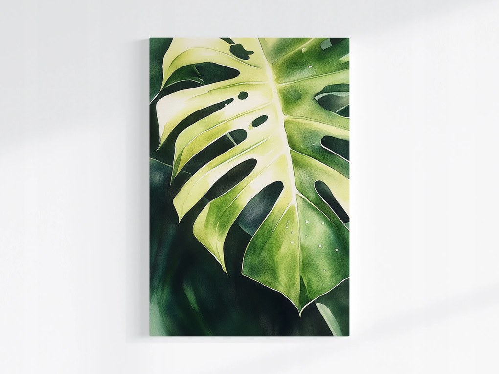 Poszter Növény Zöld Levél Monster Filodendron 80x120