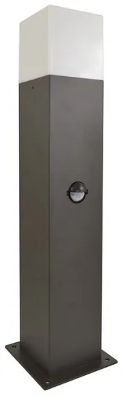 Kültéri lámpa NEW YORK szenzorral 1xE27/12W/230V IP44 44 cm antracit