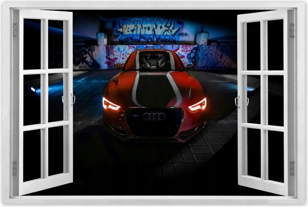 Poszterek 90x60 Piros Audica Audi