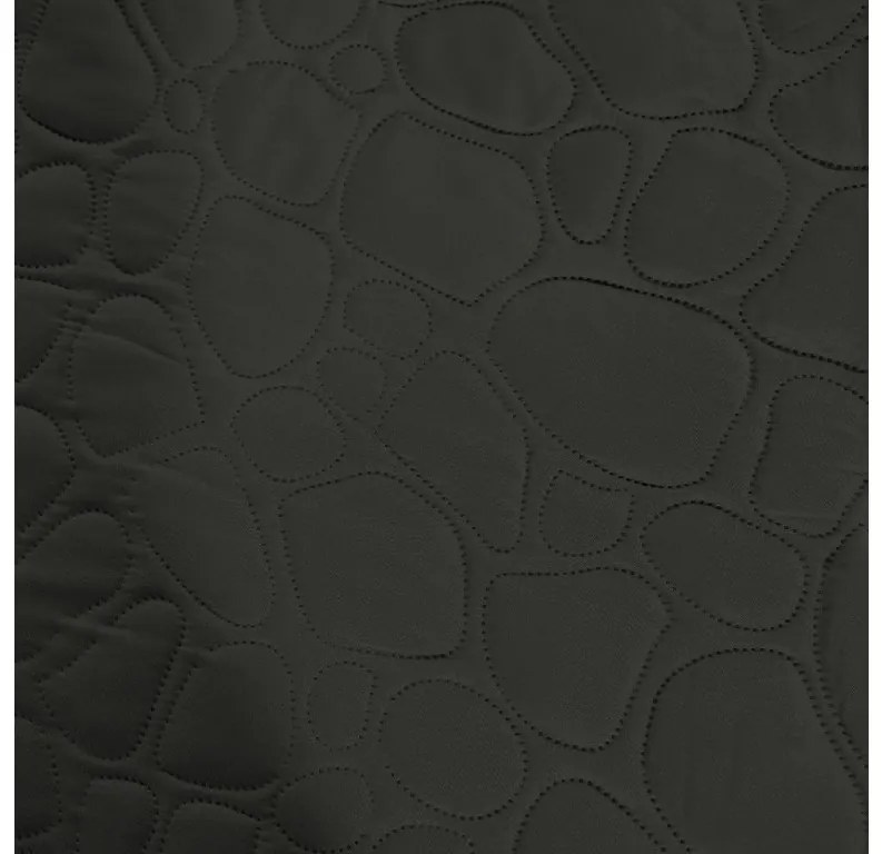 Sötétszürke ágytakaró mintával STONE Méret: 200 x 220 cm