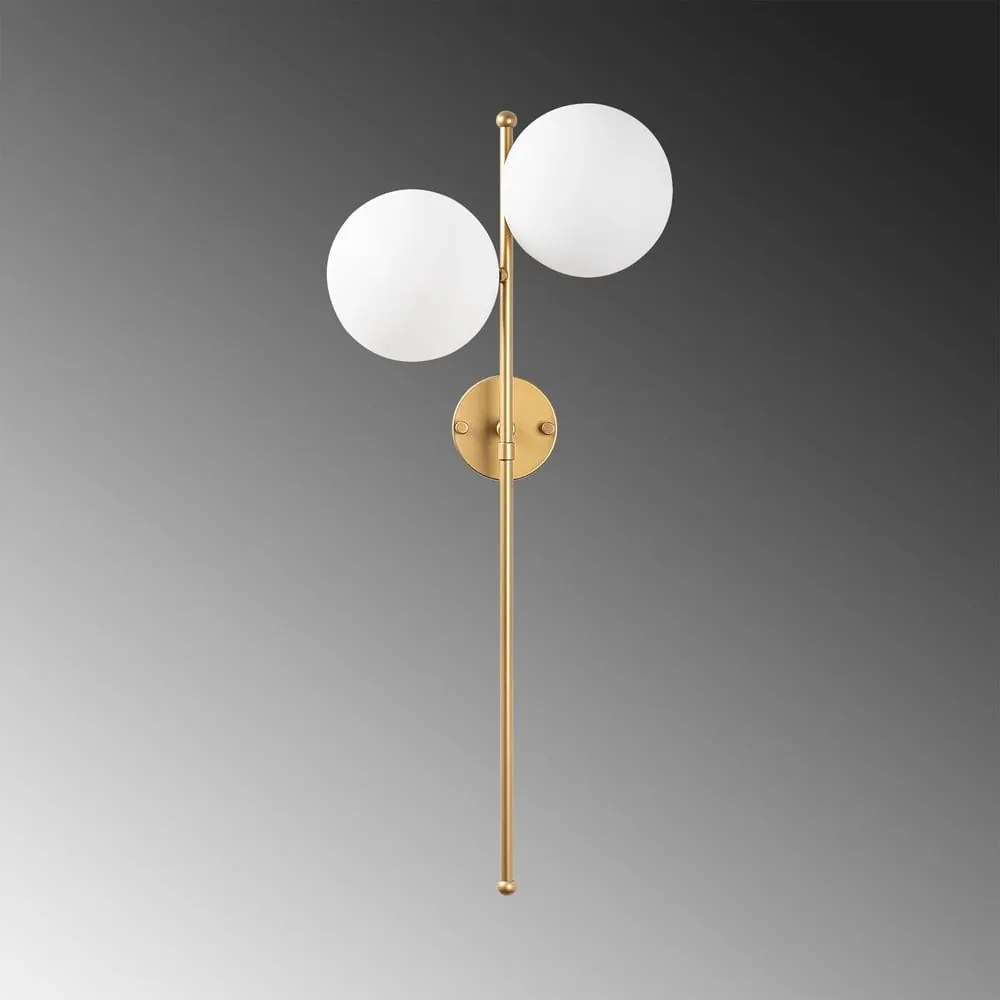 Aranyszínű fali lámpa Fazli – Opviq lights
