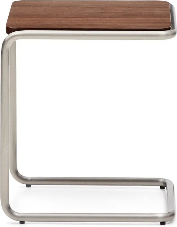 Tárolóasztal diófa dekorral 42x42 cm Tarsel – Kave Home