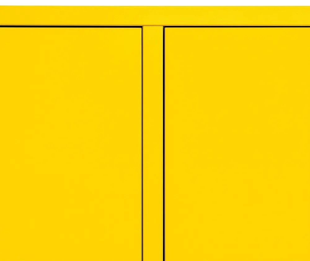 Boxie 2 ajtós fali szekrény 80x80x37 cm sárga