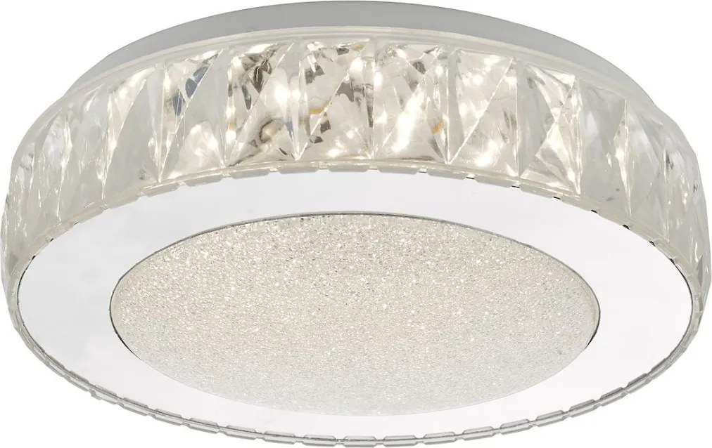 DAR LIGHTING AKE5208 AKELIA Kerek Mennyezeti Lámpa Átlátszó LED IP20