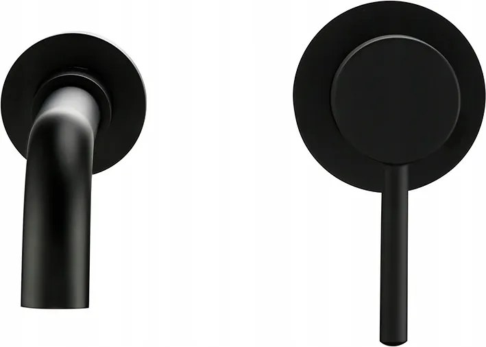 Falsík alatti mosdó csaptelep matt fekete Premium