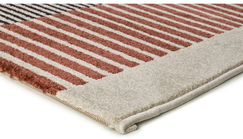 Piros-szürke szőnyeg 120x170 cm Gaia – Universal