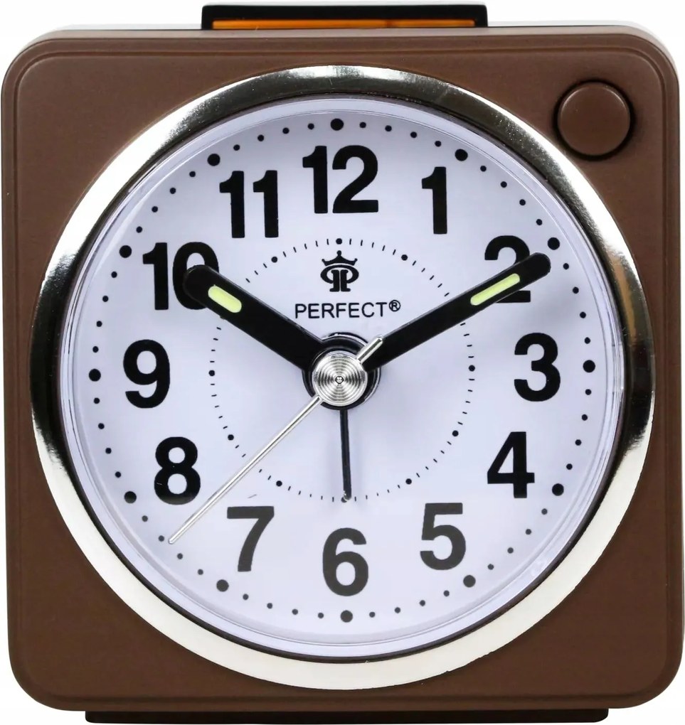 Kvarc ébresztőóra Perfect 06602 Óra Riasztó Szundi áramló mechanizmus