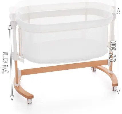 PETITE&MARS - Bölcső 2in1 GLORY szürke