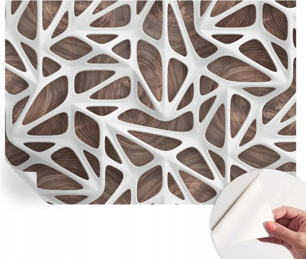 Öntapadós tapéta Fali furnér 3D hatás Dinamikus harmónia 208x146