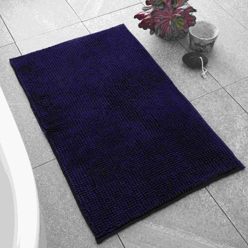 Kék fürdőszobai kilépő 80x50 cm Bobble - Catherine Lansfield