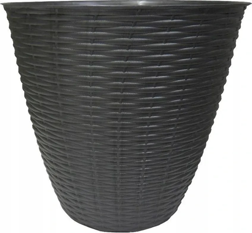 Bama Paglia virágcserép takaró, antracit 24 cm