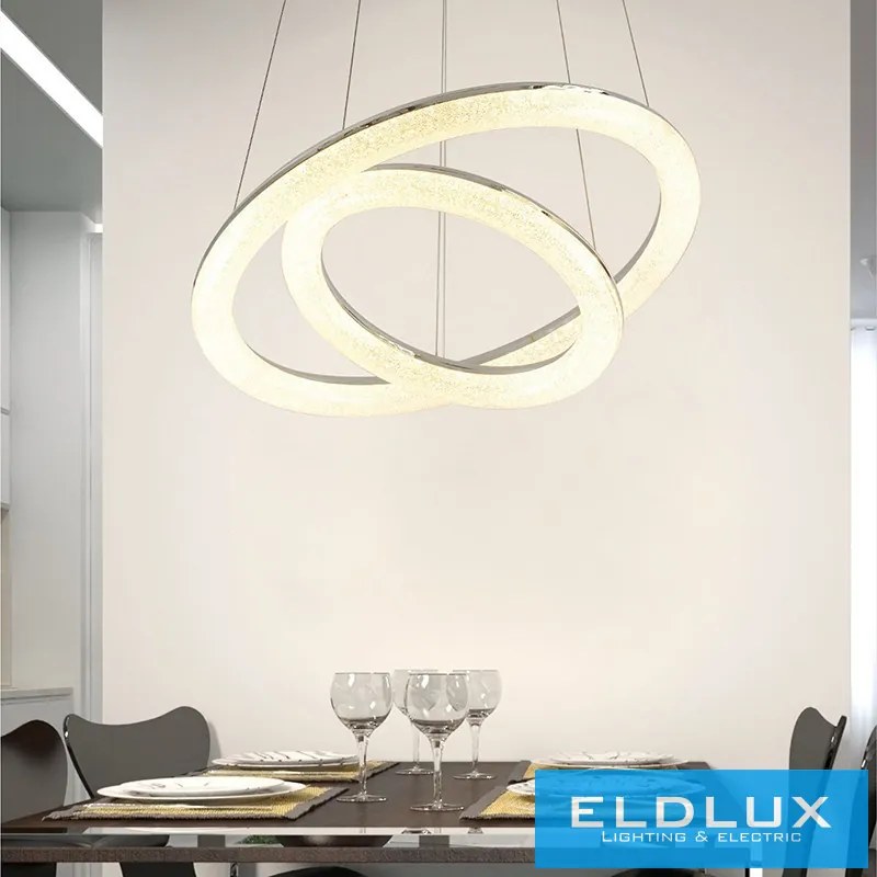 ELDLUX D6250-M-S MILKY Modern Led Függesztett Lámpa IP20