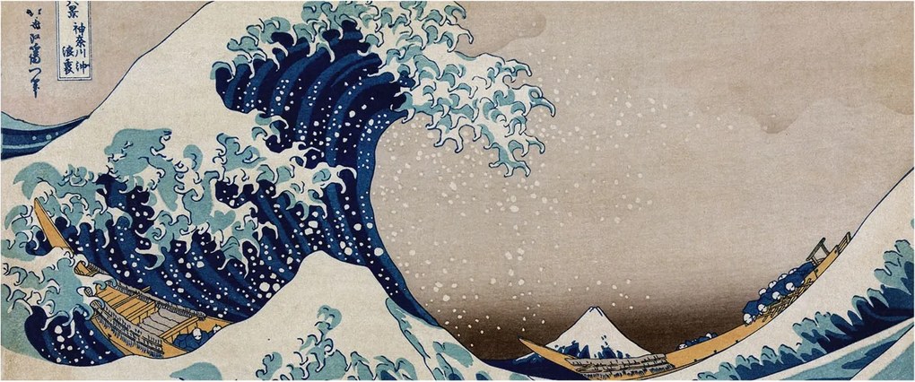 Flizelina Dekoratív Hálószoba Fotótapéta Drámai hullám 250x104 Ragasztó