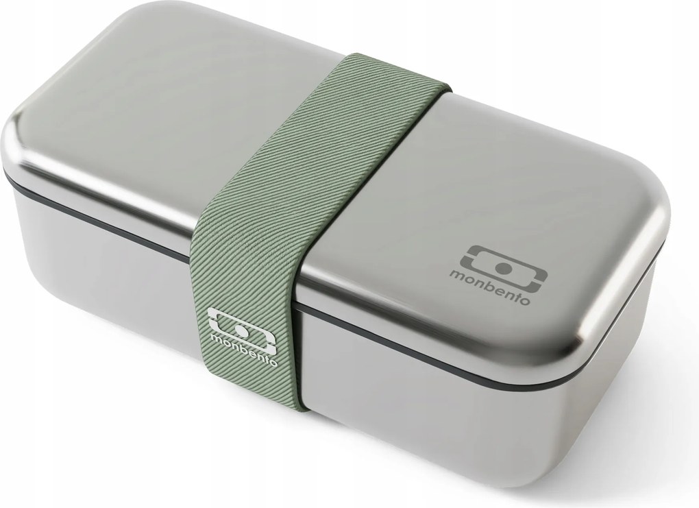 Monbento Sense bento uzsonnás doboz 0,7 l Zöld Natural