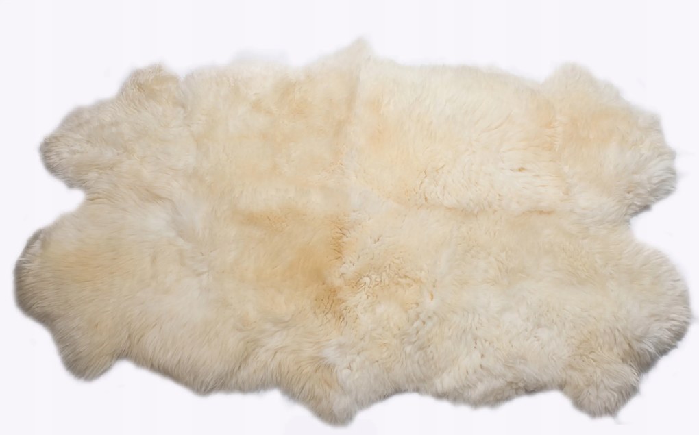 Öko Gyapjú Szőnyeg Természetes Juhbőr Négy összevarrt Juhbőr