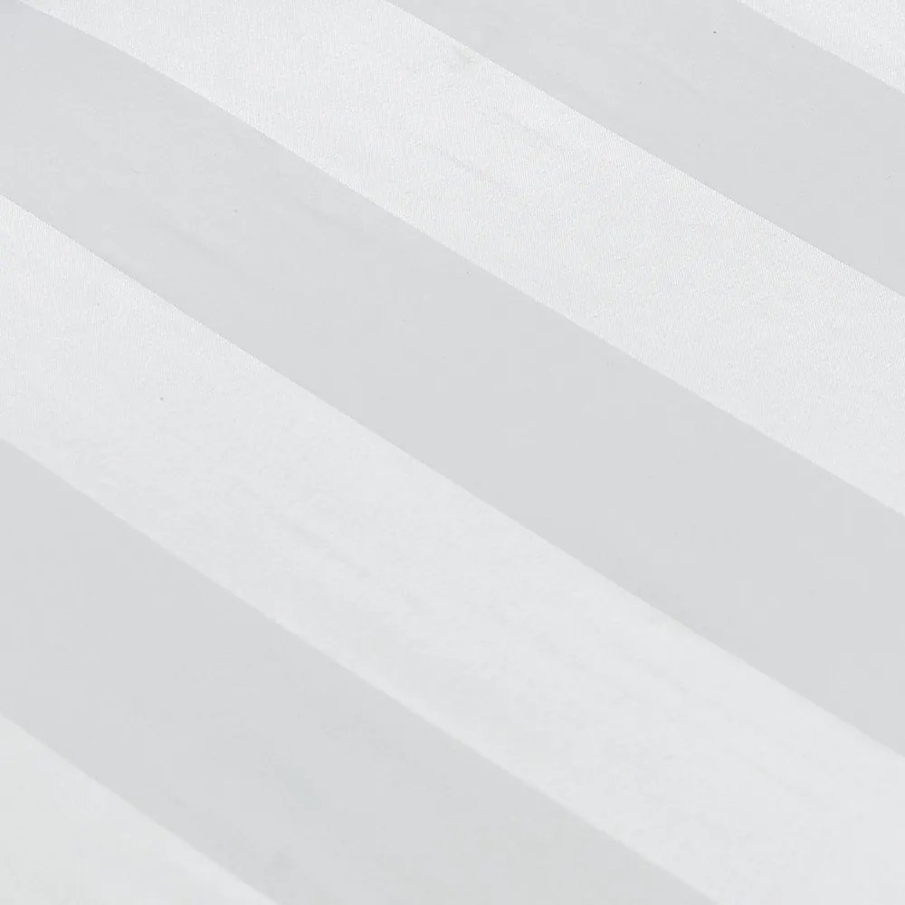 Fehér gumis szatén lepedő 150x200 cm So Soft Satin Stripe – Catherine Lansfield