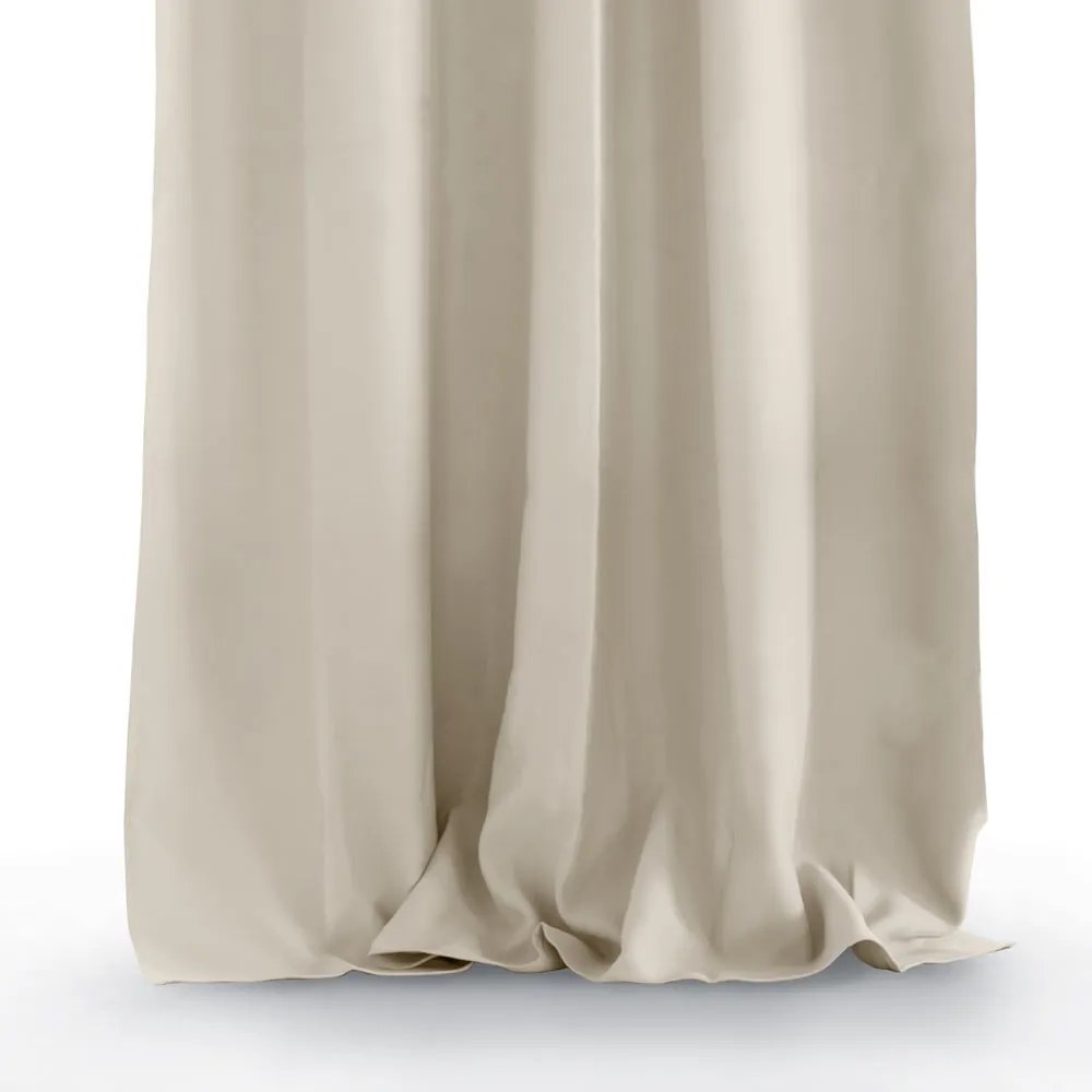 Krémszínű sötétítő függöny 140x245 cm Eyelets – Restilo
