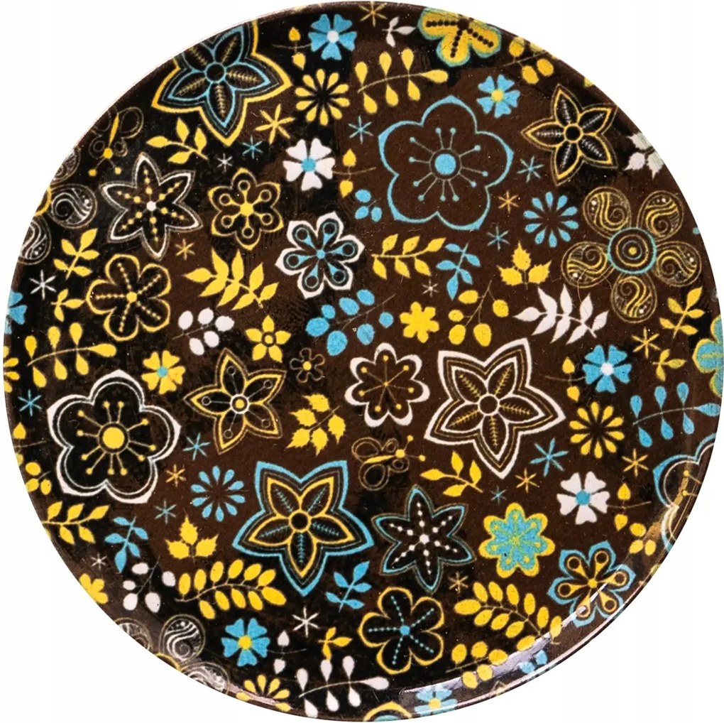 Poháralátét Fém Színes Keleti Minták