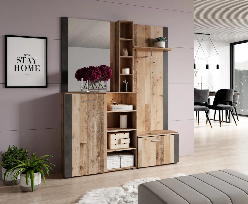 BARRY PRZEDPOKÓJ OLD STYLE LIGHT/ANTRACYT LE