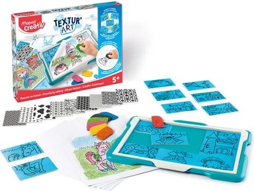 Rajztábla, kastélyok, MAPED CREATIV „Textur' Art” (IMAC907038)