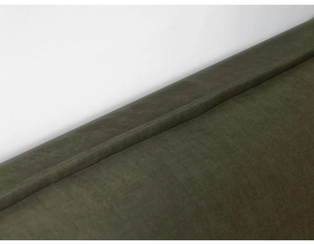Sötétzöld kárpitozott ágyneműtartós franciaágy ágyráccsal 180x200 cm Jade – Bobochic Paris