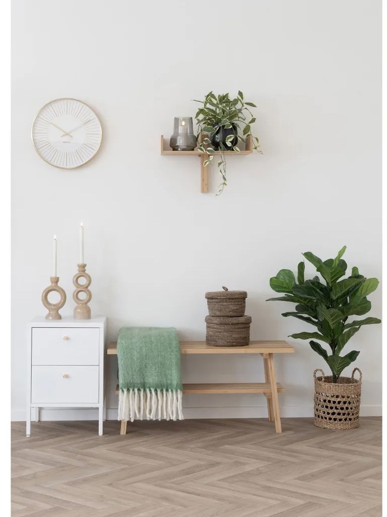 Dalby fiókos szekrény, 2 fiók, acél, fehér 40x40x59,5 cm