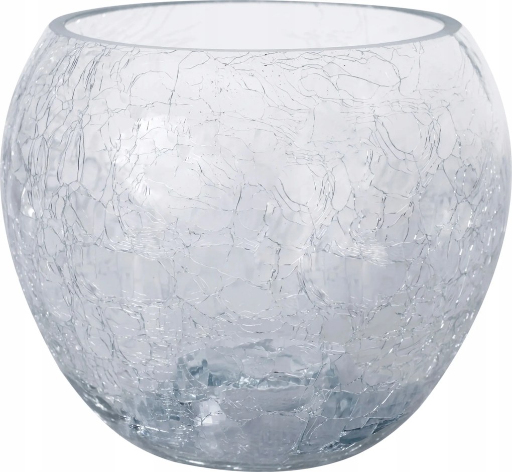 Orchidea üvegfedő átlátszó gömb nagy ø 15cm