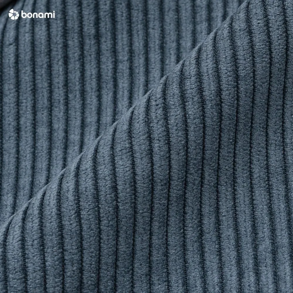 Kék kordbársony kinyitható kanapé 196 cm Base – Karup Design