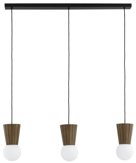 Argon 6358 - VOLANTE fürdőszobai függeszték kábellel 3xG9/6W/230V IP44 barna