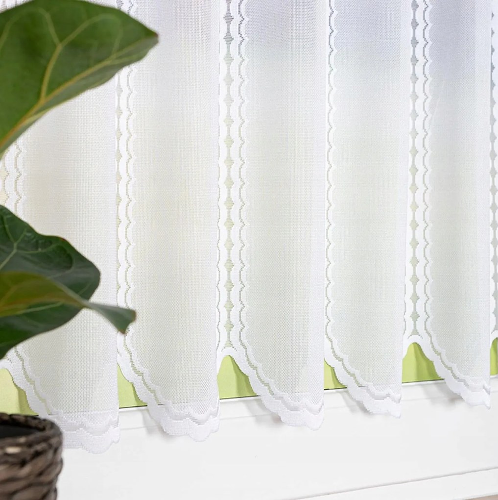 Irigy Hónaljmirigy karnis sima vitrázs függönyök sűrű tejes 100x80