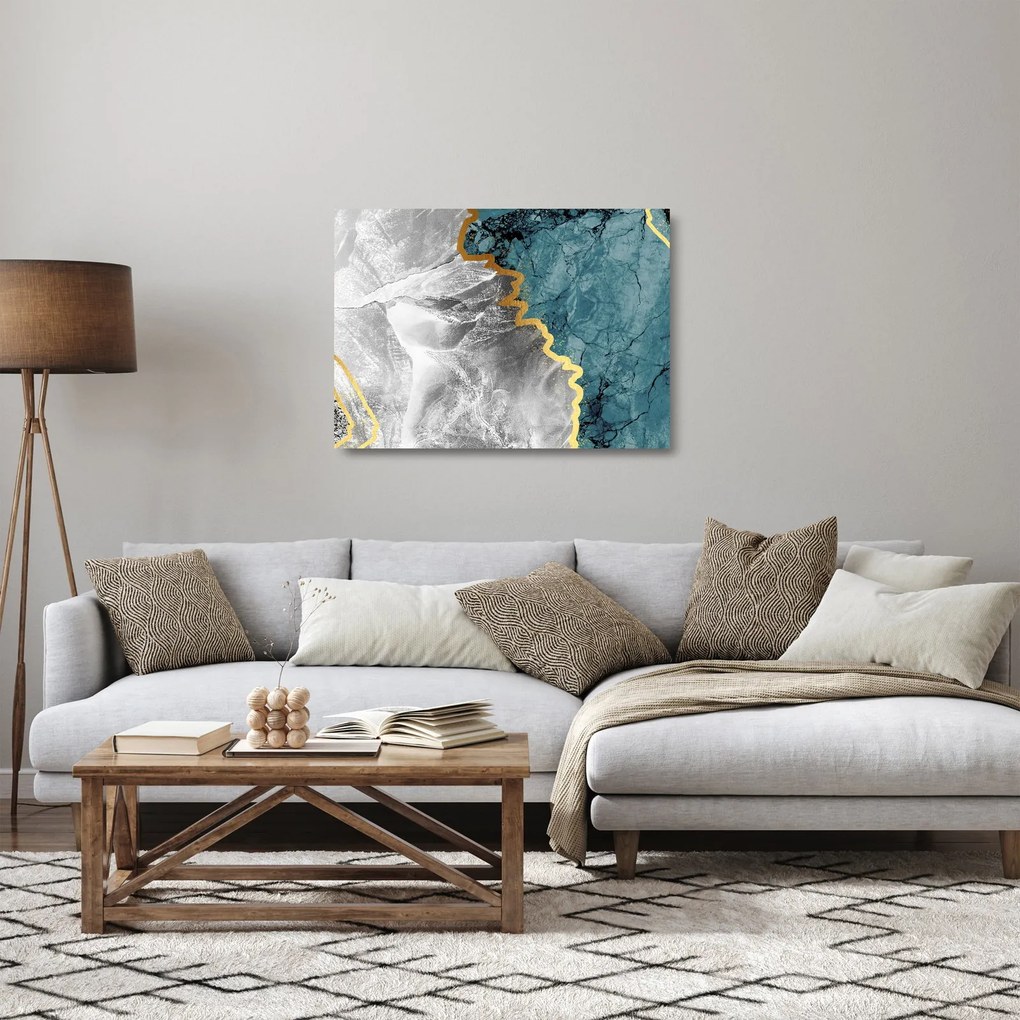 Kép - Márvány (üvegen) (70x50 cm)