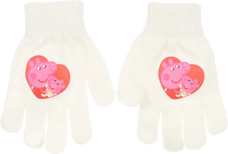 Peppa malac White Heart gyerek kesztyű