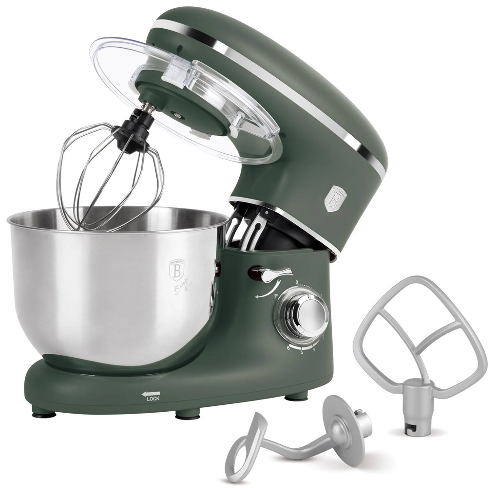 Berlinger Haus Konyhai robotgép 1300 W 6 L Matte Green Collection