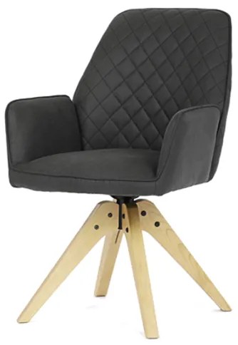 Autronic Étkezőszék fekete szövet HC-539 BK3