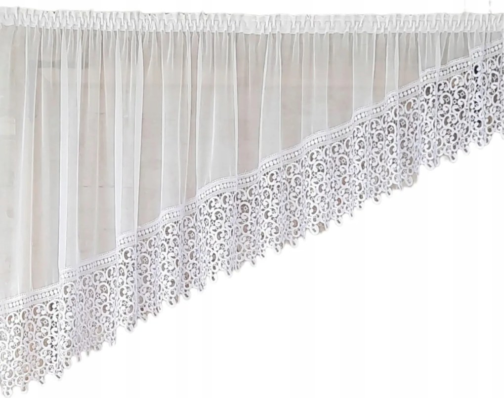 Készfüggöny 700x175,bal oldali,fátyol,gipsz 30cm