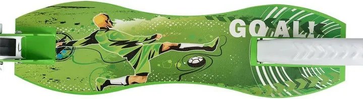 Gyerek roller nagy kerekekkel állítható kormánnyal zöld