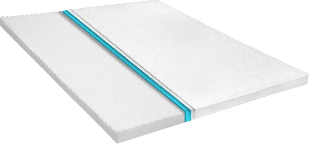 vidaXL tojástartó kialakítású hideghabos matractakaró 140 x 200 x 6 cm