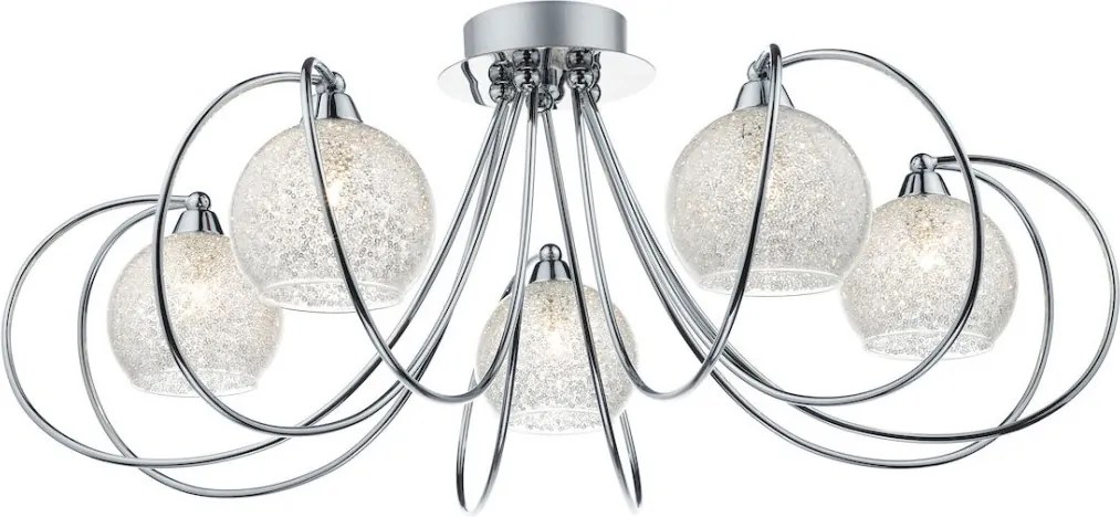 Dar Lighting RAFFERTY RAF5450 Plafonlámpa 5x40W/E14