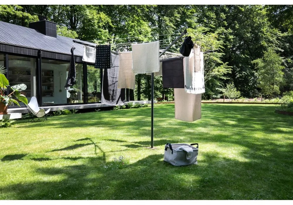 Antracitszürke kerti ruhaszárító 50 m Topspinner – Brabantia