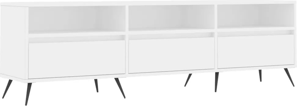 vidaXL fehér szerelt fa TV-szekrény 150 x 30 x 44,5 cm