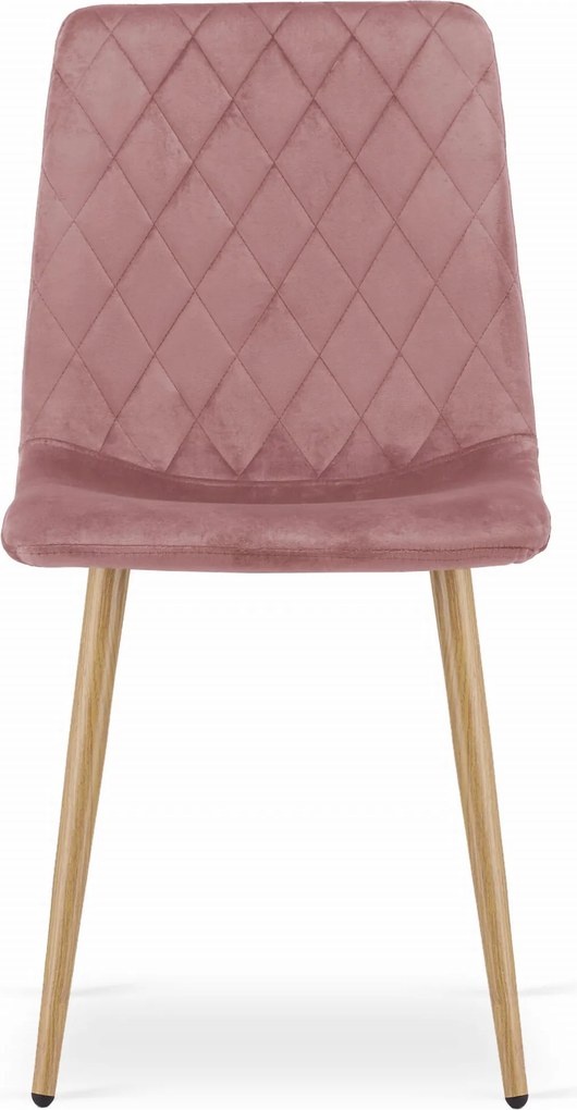 Rózsaszín bársony szék TURIN