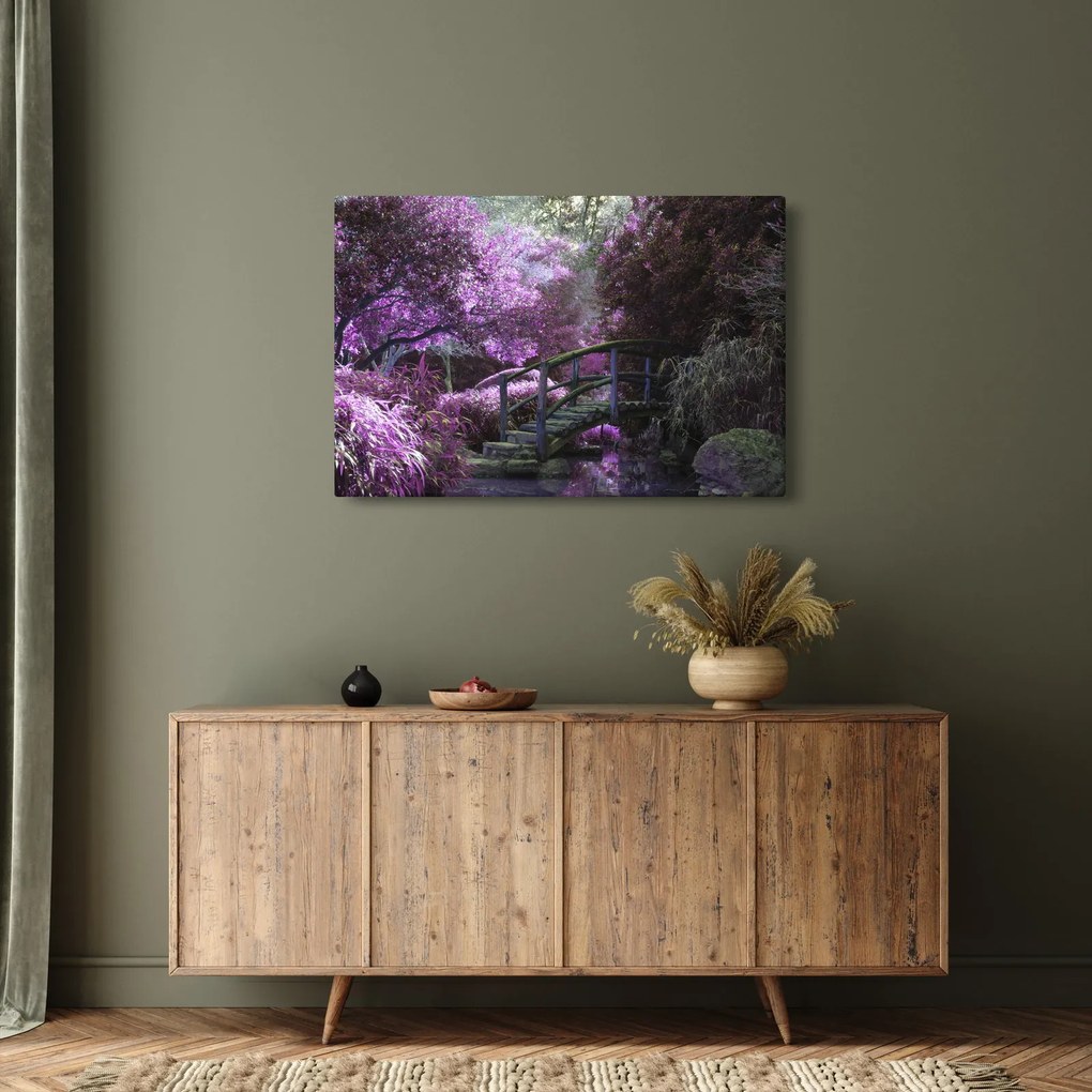 Kép - lila fák (90x60 cm)