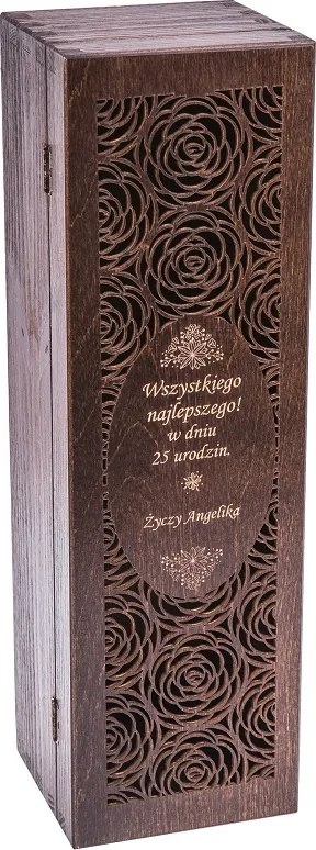 Doboz boros doboz Gravírozás esküvői ajándék