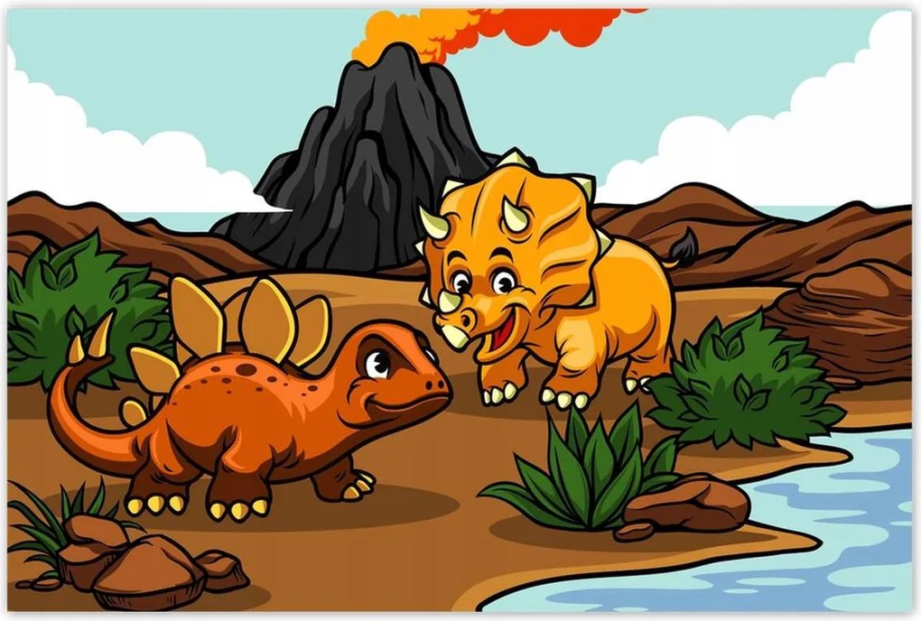 Poszterek 120x80 Jégkorszak Dinoszauruszok