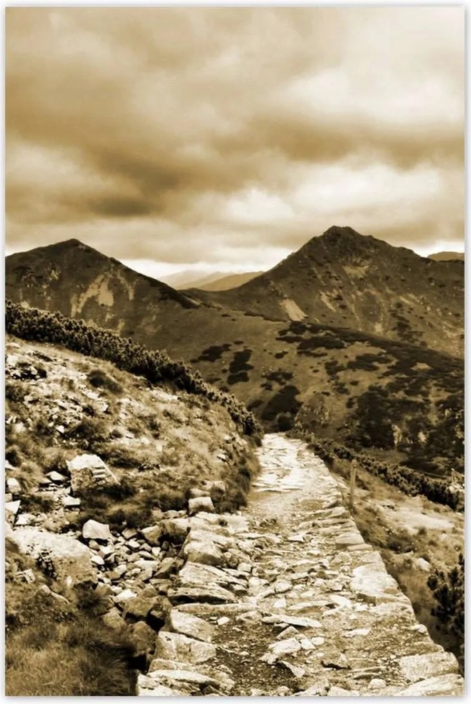 Poszterek 80x120 Tátra Lengyel hegyek Kilátás