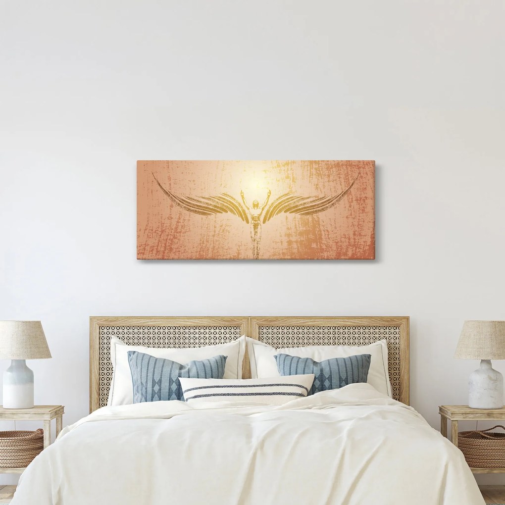 Kép - angyali absztrakció (120x50 cm)